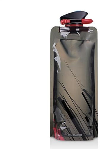 Acunny Foldable Water Bottle Foldable Water Bottle Flexible Reusable Large Capacity Water Bottles 700ml Sports Water Bottles for Hiking Adventure Travel Sports