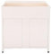 Bonussi Mobile Lavatoio da Esterno in Polipropilene e Alluminio 80x50x83 cm Bianco