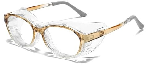 TAIOYHD Lunettes À Chambre Humide for Adultes | Verres TR90 Améliorés Anti-lumière Bleue et Antibuée | Protection Intégrale Contre La Poussière et Le Pollen | Lunettes de Protection for Le Bureau L'ex