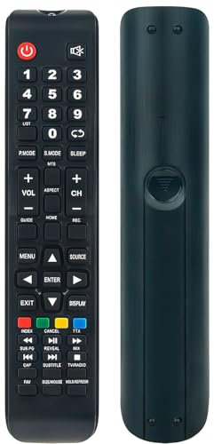 VINABTY Universal Mando a Distancia Aptos para Milectric Inves Grunkel Nordmende Akai ND32S3200E, AKTV3225E, AKTV3225E-SMART, MITV-32NA05, LED-320 GSMT, LED-390 GSMT, LED-4015 Smart