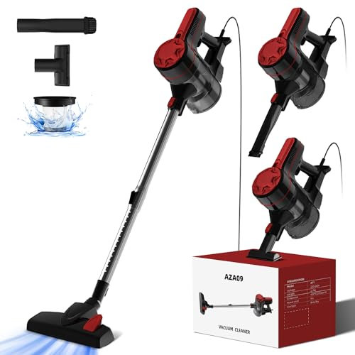 Authmic 20KPa/500W Staubsauger,Staubsauger mit 5 Kabel,Kabelstaubsauger,Handstaubsauger für Harte Böden/Tierhaare/Teppich