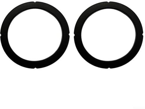 Kaffeemaschine Silikon Dichtungsring kompatibel mit Nuova für SIMONELLI für Oscar Espressokocher Brühkopf O-Ring Dichtung Ersatzteil Leckschutz Zubehör 72 mm × 57 mm × 7,1 mm Schwarz (2 Stück)