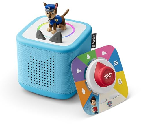 TONIES Sky Blue Toniebox 2 Play Set with PAW Patrol Chase Tonie, Tonieplay Game, Tonieplay Controller