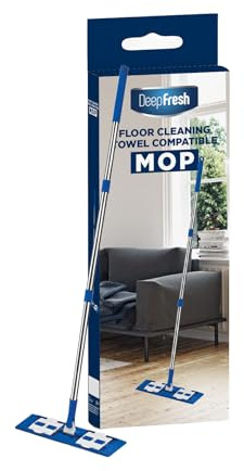 Deep Fresh Floor Cleaning Mop, Towel Compatible Handle, Durable Household Cleaning Stick (1)