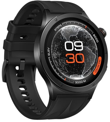 OPPO Watch X3 - Orologio da polso con sistema operativo Wear, schermo AMOLED da 1,5, batteria fino a 16 giorni, ECG e salute in 60 secondi, doppio GPS, impermeabile IP69/5 ATM, titanio e vetro