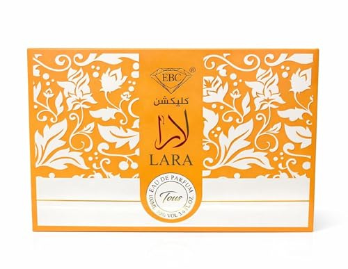 Lara Luxury Fragrance Gift Set for Women – Eau de Parfum 100ml, Shower Gel 90ml, Body Lotion 90ml – Long Lasting Scent, Moisturizing Skin Care Trio – Citrus Floral Scented Set