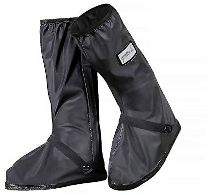 YMTECH Impermeabile Copriscarpe, Pioggia Stivali zip scarpe pioggia scarpe (44 - 45 EU)