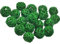 20 Stück Natur Wicker Rattan Kugeln Tischschmuck Hochzeit Party zum Aufhängen Wobble Ball Weihnachten Deko 3cm Gras-Grün