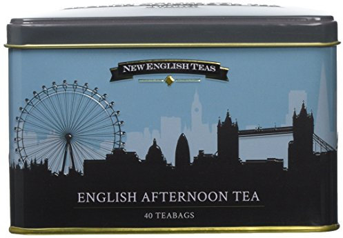 New English Teas London Souvenirs Skyline Tea Caddy with 40 English Afternoon Teabags