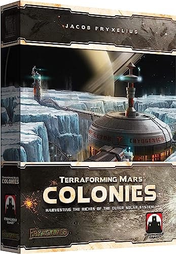 Stronghold Games , Terraforming Mars: Colonies Expansion, Board Game, Ages 14+, 1-5 Players, 90-120 Minute Playing Time