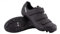 LUCK Matrix Revolution. Zapatillas Ciclismo MTB. Hombre, Mujer. Suela de Carbono Rígida y Ligera. Triple Velcro para un Ajuste Zapatos Ciclismo montaña Negro (48 EU, Negro)