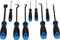 BRILLIANT TOOLS BT542010 Kit d'outils grattoirs-crochets, 9 pcs [Powered by KS TOOLS]