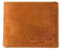 HOLZRICHTER Berlin - Herren Geldbörse aus Leder (No 1-5), 9x12x1 cm im Querformat, Edles, Portemonnaie mit 8 Kartenfächer, 3 Dokumentenfächer und 1 Münzfach, Geldbeutel, Camel-Braun