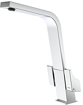 Grifo De Cocina Teka Bimando Ict 915 Color Cromo Ref 116030010 Caño Giratorio