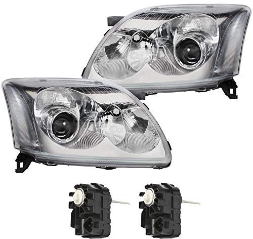 Halogen Scheinwerfer Set für AVENSIS (T25_) 04.03-11.08 inkl. Motor
