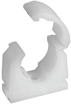 Rohrschellen mit Scharnier, 15 mm, 40 Stück