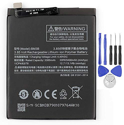 Akku kompatibel mit Xiaomi Mi Mix 2-2S BM3B 3400 mAh inklusive Demontage-Set