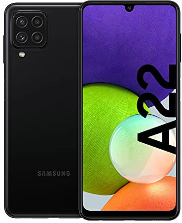 Samsung Galaxy A22 - Teléfono Android Inteligente de 6,4 Pulgadas, Libre y con 128 GB de Almacenamiento (Negro)
