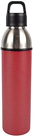 BIRAMBEAU – Botella isotérmica – 570 ml – Botella con infusor – Infusor de frutas – infusor de té – rojo