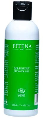 Fitena - Gel Douche Sport Naturel - 1 flacon de 200ml - Fabriqué en France - Après le sport