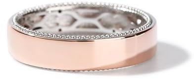 Jeulia Argent Sterling Bague pour Homme Femme Deux Tons Sculpté de Fleurs et Feuilles Unique Bague de Fiançailles Zirconia Cubique Couple Alliance Elle mariée Engagement Bijoux Cadeau (59(19.0))