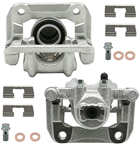 Chefull 2PCs 19-B6887 19-B6886 Disc Brake Caliper Assembly with Bracket Compatible with Acura RDX 2013-2018 Honda CR-V 2007-2016(2007-2011 Built in Japan) Crosstour 2012-2015 Rear Left and Right
