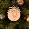 KIDSMOOD - Personalisierte Weihnachtsbaum Anhänger mit Wunschnamen - Individueller Weihnachtsbaumschmuck für unvergessliche Weihnachtsmomente - 2er Set