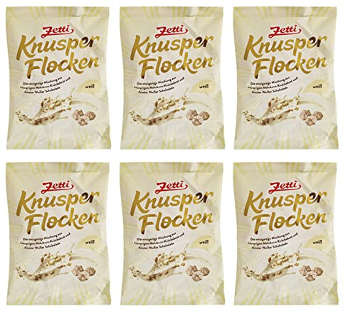 6er Pack Zetti Knusperflocken weiße Schokolade (6 x 120 g)