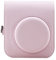 Frankmate Étui de protection compatible avec appareil photo instantané Fujifilm Instax Mini 12 avec poche pour accessoires et sangle réglable, rose bonbon, Mallette cosmétique