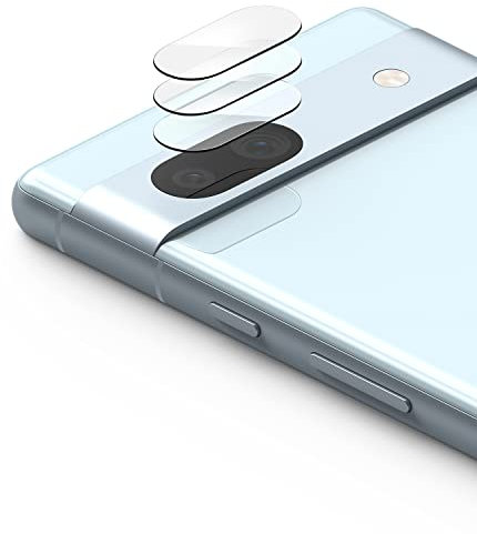 Ringke Camera Glass Compatible con Protector Camara Google Pixel 7a, Protector de Cámara Vidrio Templado -3 Pack
