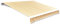 Annlera Tenda Da Sole 300x250 cm Da Balcone Estensibile Da Esterno Parasole Autoportante a Bracci Giallo E Bianco