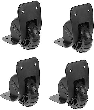 VALICLUD 2 Paar Einseitiger Trolley-koffer Gepäck Koffer Reparatur Räder Reisekoffer Räder Tauschen Schwenkbare Kofferrollen Lenkrollen Kofferwage Rad Für Koffer Rotieren Pp Lager Taschen