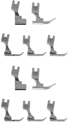 COHEALI Zip 10 Pièces Fermeture Éclair Robuste Machine À Coudre Robuste Supports en L Pied De Fermeture Éclair Invisible Robuste Industriel P36Ln P351 P36N S518Ns Adaptateur Accessoires