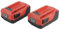 Batterie Lithium-ION Haute Puissance B22 22V 5,0 ah, Deux pièces, Compatible avec la Batterie d'outils électriques sans Fil Hilti 18V 21.6V 22V