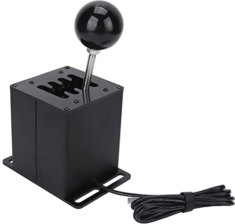 GOWENIC USB Simulator Shifter 7 R H Gear Shifter for Sim Racing Games (ATS/ETS/WRC) with G29/G27/G25/G920, Compatible with T300RS GT Steering Wheel, Plug and Play for PC
