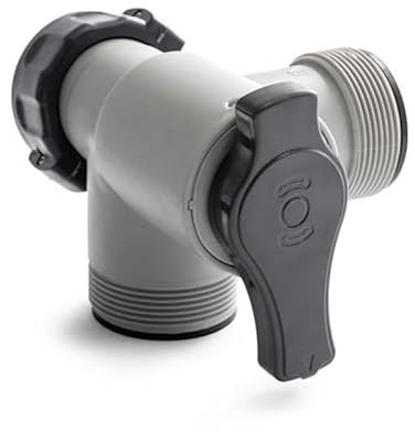 12569 Valvola bypass di ricambio per cascata multicolore Intex 28090. Attacchi da 2. 2 Attacchi maschio e 1 femmina.