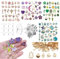Aszaui 200 Stück Charms Anhänger Set,Gemischte Emaille-Charm-Anhänger,für die Schmuckherstellung, Ohrring-Charms,Handgemachte Schlüsselzubehör,für DIY-Armbänder, Halsketten, Kunsthandwerk