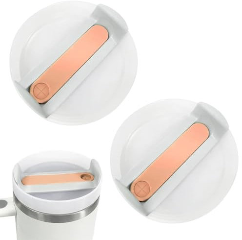 Stanley Cup Deckel Ersatz - 2 Stück Kompatibel Mit Travel Tumbler Becher Ersatzdeckel