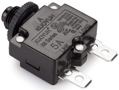 EXHOYAJB 88 Serie 5A 6A 7A 8A 9A 10A 12A 15A 20A 25A 28A Mini Leitungsschutzschalter Manueller Reset Überlastschutzschalter (4A)