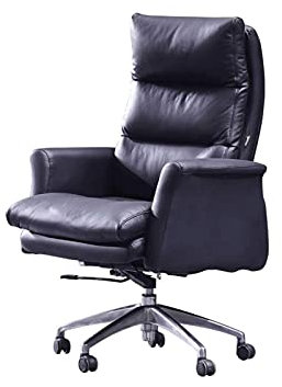 ZURBAQD Chefsessel, Computer-Gaming-Stuhl, ergonomischer Videospiel-Stuhl, Business-Chefsessel, Schreibtischstühle, Hocker, Liegestuhl aus Rindsleder Warm as Ever