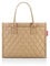 reisenthel daily shopper rhombus ginger – Moderner, geradliniger Shopper für jeden Anlass - praktische Handtasche, groß genug für Ihre Einkäufe und Ihre Alltagsgegenstände