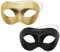 CXNXFD 2 Stück Venezianische Maske, Maskerade Maske，Klassische goldene Maske, Karnevalsmaske mit elastischem Band für männliches und weibliches Paar (schwarz + gold)