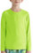 Valcatch Boy's Girls UPF 50+ Sun Protection Shirts Long Sleeve Swim Rash Vests Kids Teens Fishing Hiking Shirt Quick Dry Athletic Performance Active T-Shirt Running Gym Workout Tee Tops Green