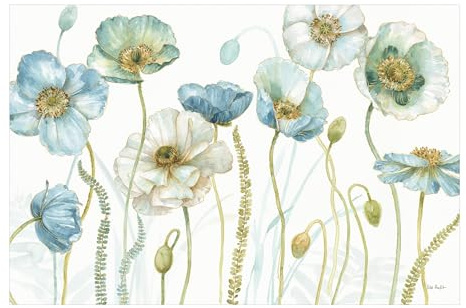micasia Fototapete inkl. Kleister - 3D Blumen Vliestapete Made in Germany UV-beständig Geruchsfrei - Blumenwiese Malerei pastell Wohnzimmer Schlafzimmer 5082 (336x225cm)