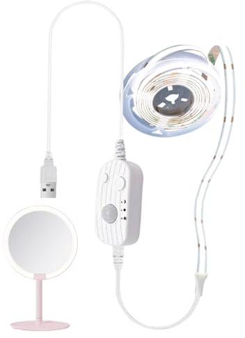 Ahuuen Bewegungsmelder Lichtstreifen - 90 cm 5V Automatische Erkennung Lampe - Leise Innen Drahtlose Treppen Lichtleiste - Für Schrank Treppe Schlafzimmer Küche Speisekammer Keller Unterbett Theke