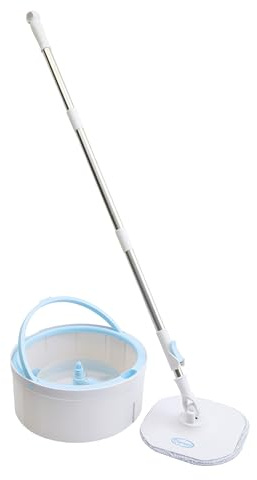 3 PAGEN® Wischmopp Set mit Eimer – Bodenwischer mit Doppelbehälter – Trennung von Schmutz- & Frischwasser – für Verschiedene Bodenbeläge geeignet