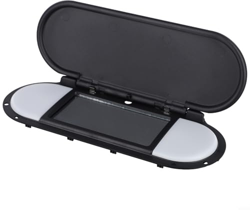 Solaughguy Schwarze Sonnenblende Vanity Mirror Cover für F55 F56 F60 2015-2022, Ersatzverkleidung mit ABS-Metall-PC-Glasmaterialien, OEM 51167366950