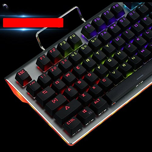 Juego realmente mecánico teclado verde eje 104 clave para tapar el eje de metal backlit equipo de cable,Gris,520 * 230 * 65 mm