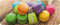 ID MAT Decor de Cuisine Tapis, Fibres Synthétiques, Beige/Vert/Violet/Jaune, 50x120x0,4 cm