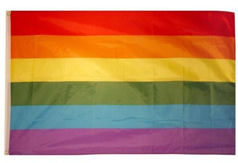 Uteruik - Bandera de Orgullo Gay Grande, 152 x 91,4 cm